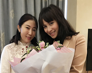 高潔與香港藝人麥家琪合影